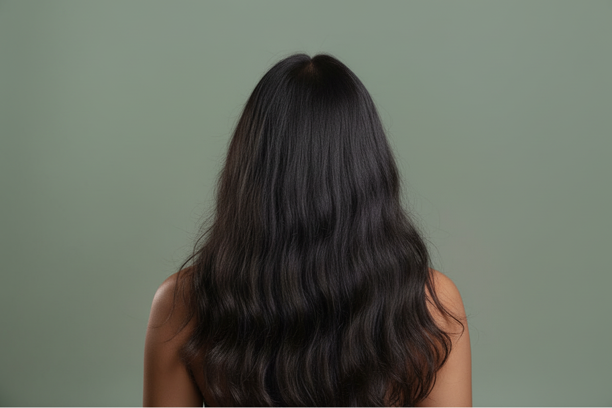 Dull hair before treatment